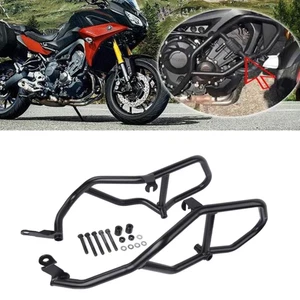 Schwarz Motorschutzbügel Für MT-09 Tracer Yamaha FJ-09 2015-20 Tracer 900/GT - Bild 1 von 5