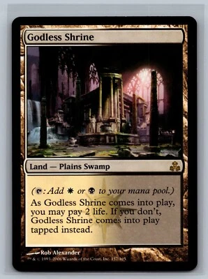 Magic The Gathering Guildpact Godless Shrine #157/165 MTG TCG CCG - Image 1 of 2