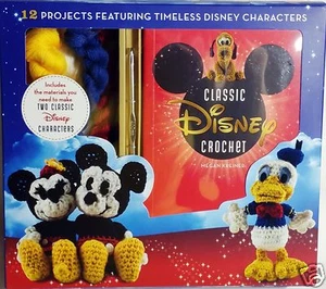 Disney Classic Mickey Mouse and Friends Crochet Kit 12 Projects Megan Kreiner  - Foto 1 di 4