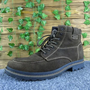 Stivaletti stringati Robert Wayne uomo 42 marroni scamosciati casual robusti mocassino - Foto 1 di 8