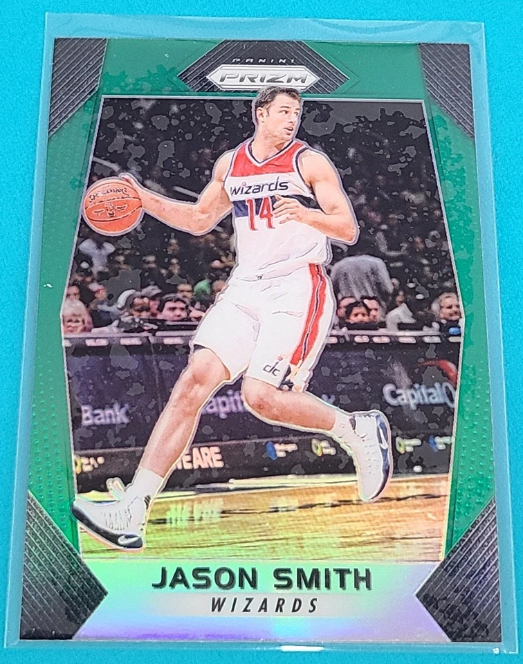 2017 Prizm Green Prizm #139 Jason Smith  Washington Wizards Basketball Card P2 - Image 1 of 2