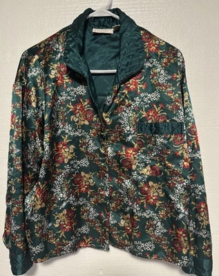 Conjunto corto de pijama floral vintage Victoria’s Secret etiqueta dorada para mujer talla M Foto 1 de 4