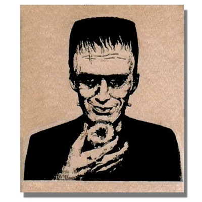 Wood Rubber Stamp, FRANKENSTEIN, Halloween, Horror Movie Monster Scary Man Bolt - Image 1 of 2