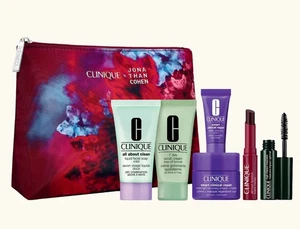 Clinique 6 PCS Travel set , smart Repair ,full size lipstick &  2025 new - Picture 1 of 1