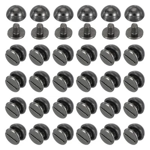 3/8 Zoll Kuppel-Spike-Nieten, 100 Sets, Pilz-Nagelkopf-Nieten mit rundem Kopf #3 - Bild 1 von 7