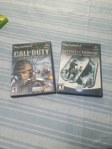 Pacchetto 2 giochi. PlayStation 2 Call Of Duty Medal Of Honor - Foto 1 di 2