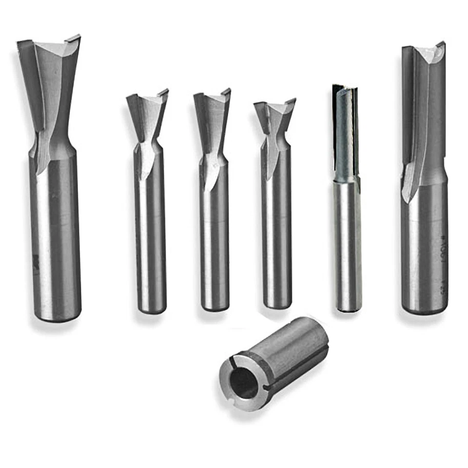 Whiteside Leigh D4 Jig 7 pc. Router Bit Set, 8mm Shank - Image 1 of 1