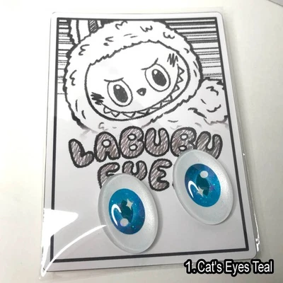 Labubu Lafufu DIY Glass Eyes Plush Vinyl Doll Replace Craft