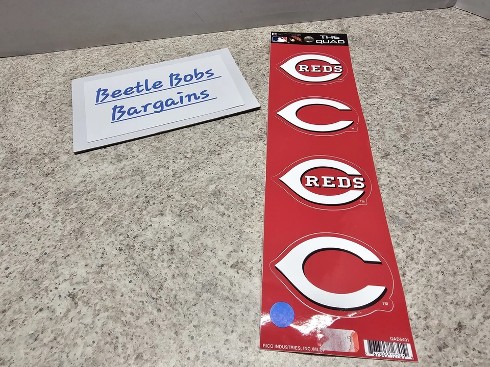 Cincinnati Reds MLB Rico Industries The Quad Stickers - Image 1 of 4