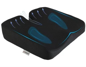 Memory Foam Seat Cushions Coccyx Pad Thicken Widen Strong Support and Comfort... - Picture 1 of 6