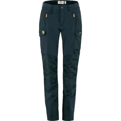 Pantalones Fjallraven Nikka Curvos Para Mujer Pantalones de Senderismo, Azul Marino Oscuro, 40 Foto 1 de 2