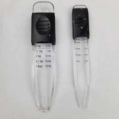 Pampered Chef Adjustable Measuring Spoons Tablespoon & Teaspoon # 2258 - Image 1 of 3