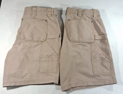 ¡2 pares!! Pantalones Cortos Duluth Trading Carga Para Hombre 36 Tostados Fríos Bonitos Foto 1 de 4