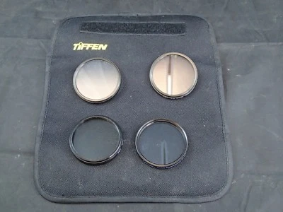 Tiffen Digital Essentials 52DIGEK3 52 mm Filter Kit Clear Polarizer 812 Enhancin - Image 1 of 4