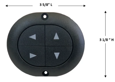 Mulin Electric Switch - MLSK9-B2 Left (L) 4 Button Power Recliner Switch