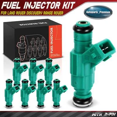 Inyector de combustible 8 piezas para Land Rover Discovery 99-04 Range Rover 99-02 V8 4,0 L 4,6 L Foto 1 de 4