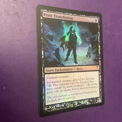 MTG - Rime Transfusion - FOIL - Coldsnap - NM/MT - Brandy New! - Image 1 of 2