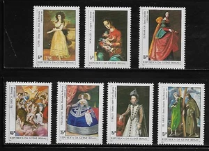 Guinea Bissau 553-59 Gemälde neuwertig NH - Bild 1 von 1