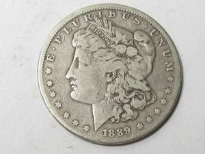 1889-CC Morgan Silver Dollar - Fine/Very Fine - #11229 - Picture 1 of 2