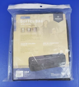 Stansport Seesack mit Reißverschluss strapazierfähig Baumwolle Canvas schwarz 42" x 15" NEU - Bild 1 von 9