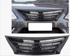 2015 2016 2017 2018 FIT FOR    NISSAN VERSA Front Bumper Grille Grill black - Picture 1 of 3