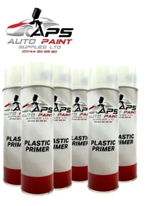 x6 AUTOPAINT APS Adhesion Promoter Plastic Primer Aerosol Spray 500ml Car Paint - Picture 1 of 2