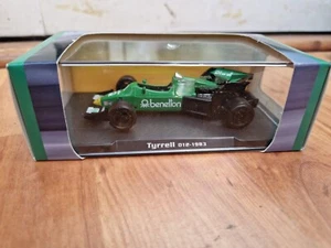 Verpackt Rba Atlas Editionen 1/43 Tyrrell 012 Michele Alboreto 1983 Diecast F1 - Bild 1 von 3