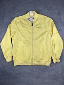 Giacca Bomber Friends TV Show MEDIA Giallo Zip-up LS Central Perk NUOVO costume - Foto 1 di 20