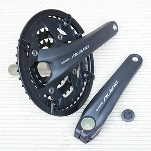 Shimano Alivio FC-T4060 Hollowtech Kurbel schwarz 44 32 22 Zähne 175 mm schwarz - Bild 1 von 1