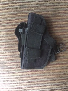 Nylon Belt Holster With Barrel Pouch  - Picture 1 of 4