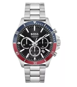 BOSS Troper Black Dial Chronograph Watch 1514108 - Picture 1 of 3