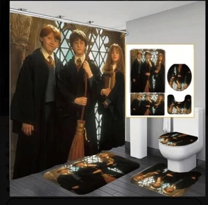 Harry Potter Shower Curtain Set - Picture 1 of 11