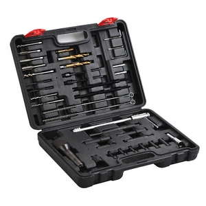 Glow Plug Removal Threads Tool, 40pcs Thread Repair Set M8x1 M10x1 Kit Cleaning - Picture 1 of 10