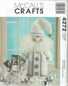 McCalls Sewing Pattern 4272 Santa Silver and White 20" Doll - Picture 1 of 2