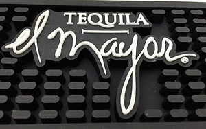 EL MAYOR Tequila Riel de Goma Negro MAT Bar Canaleta de Derrame 24" x 3" - Imagen 1 de 2