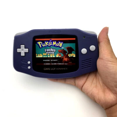 Dark Blue 10 Levels Brightness Backlight V2 IPS LCD Game Boy Advance GBA Console - Image 1 of 4