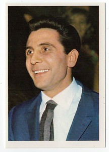 1960s German Film Star Card #121 French Singer Pianist Gilbert Becaud