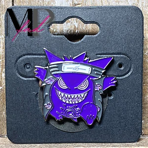 Pokemon Naruto Manga Mashup Esmalte Suave Pin "Gengar Itachi Uchiha" - Imagen 1 de 5