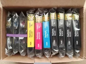 Lotto 200XL T200XL Cartuccia di Inchiostro per Epson XP 200-XP410 WF-2520 WF-2530 WF-2540 Re - Foto 1 di 18