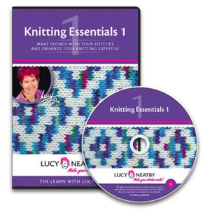 Knitting Essentials 1 Video on DVD with Lucy Neatby of Tradewind Knitwear Design - Imagen 1 de 3