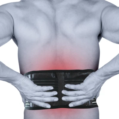 Self Heating Magnetic Back Pain Support Lower Lumbar Brace Belt Strap Magnets  - Image 1 of 4