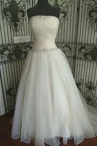 937wb ALFRED ANGELO 2570 LG $1510 SZ 12 FORMAL BALL GOWN WEDDING GOWN DRESS - Picture 1 of 9