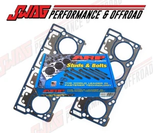 03-06 FORD 6.0 6.0L POWERSTROKE DIESEL ENGINETECH 18MM HEAD GASKETS W/ ARP STUDS - Foto 1 di 1