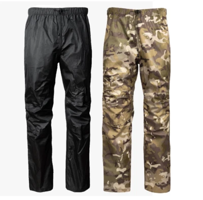Typhoon Side Full Length Zip Waterproof Over Trousers HC Camo Black Breathable - Image 1 of 4