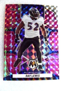 2022 PANINI MOSAIK - RAY LEWIS #19 - BALTIMORE RABENS - ROSA CAMEO PRIZM - Bild 1 von 2