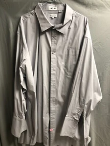 Men's Modena Gray Dress Shirt Size 24 - Picture 1 of 1