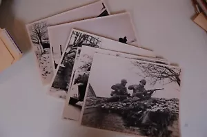 Group of 6 Vintage U.S. Army Battle of the Bulge Military Photos - Picture 1 of 14