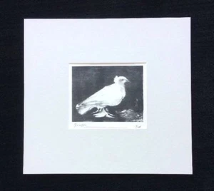 Pablo Picasso pencil signed Dove Congres Mondial World Congress of Peace - Picture 1 of 7