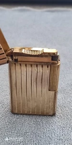Accendino S.T. Dupont, Oro 20 µ Vintage Usato (55x33x11mm) Made in France - Foto 1 di 11
