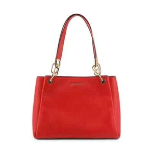 Michael Kors Trisha - Bolso de hombro grande de cuero guijarros en bolso rojo brillante - Imagen 1 de 9